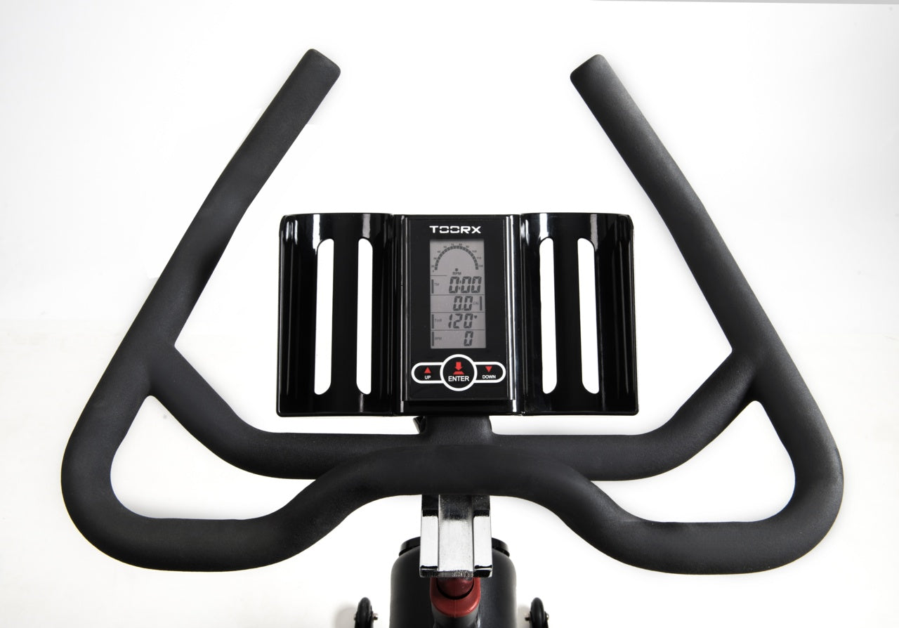 SPIN BIKE TOORX SRX-100 con ricevitore wireless e fascia cardio inclusa VOLANO Kg.26