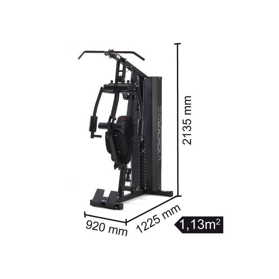 TOORX STAZIONE MULTIFUNZIONE MSX-70 PACCO PESI 102 kg SALVASPAZIO