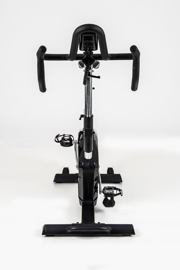 SPIN BIKE TOORX SRX-3500 HRC a volano posteriore e scatto libero elettromagnetica con ricevitore wireless e fascia cardio inclusa APP Ready